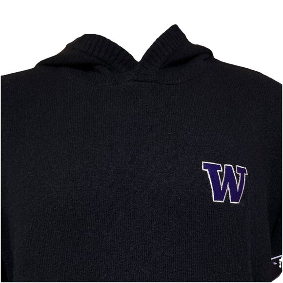 NEW Washington Huskies Colosseum Athletics Black Hoodie Sweater Men's L - Picture 4 of 10